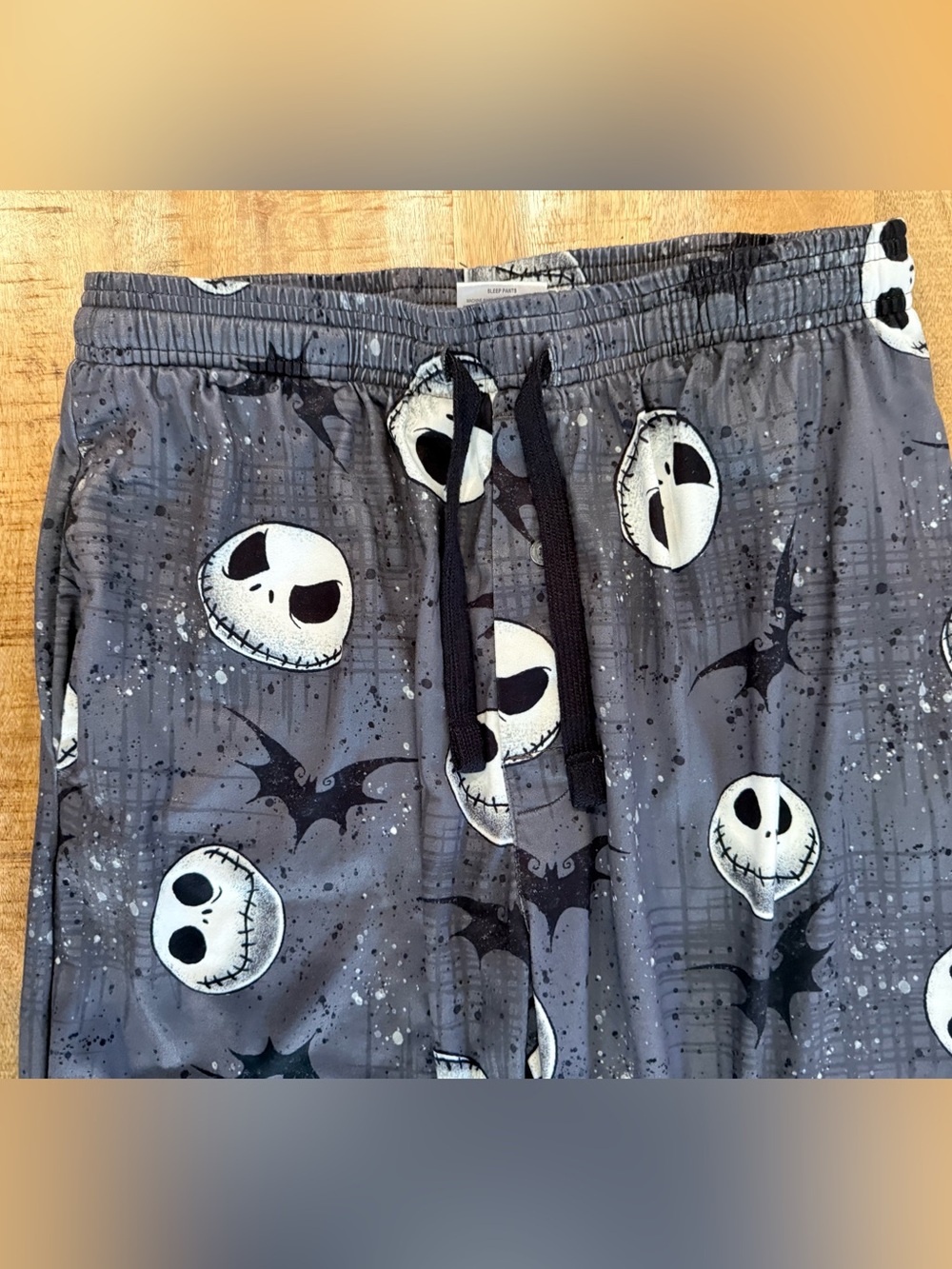 Disney Gray and White Jack Skellington Kids Pajama Pants - Picture 9 of 10